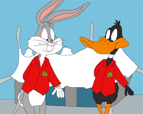 Bugs Bunny And Daffy Duck In Butlins Coats By Tomarmstrong20 On Deviantart