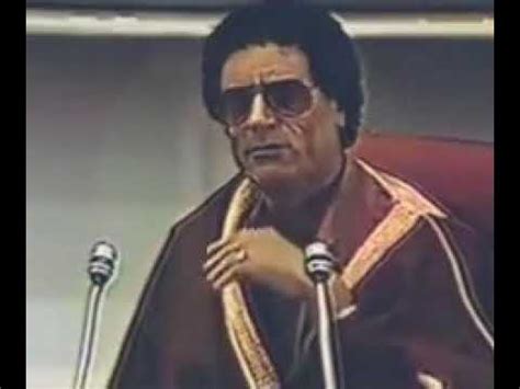 فيديو نادر للزعيم معمر القذافي - YouTube