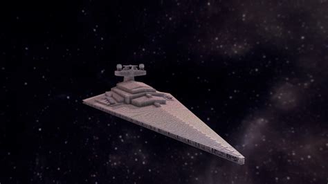 Imperial I Class Star Destroyer Minecraft 3d Model By Kagaminekyra