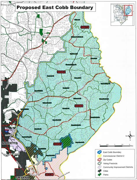 Map Of Cobb County Ga Maping Resources