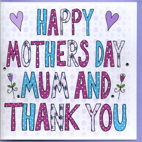 Personalised Thank You Mum Mothers Day Book Card By Claire Sowden