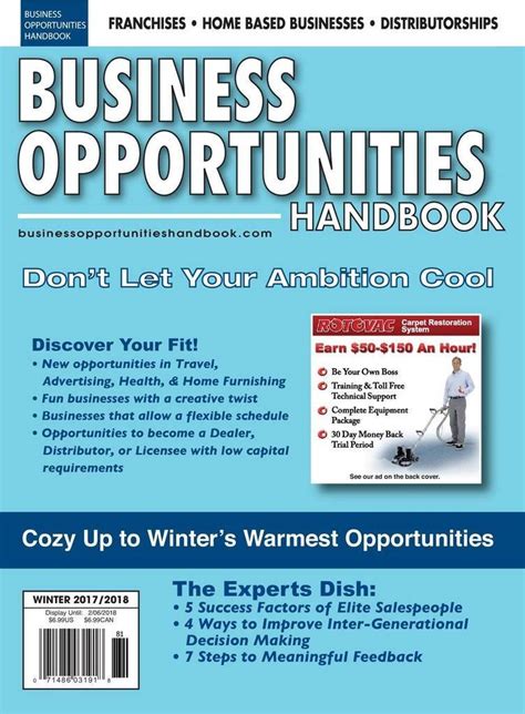 Business Opportunities Handbook Magazine