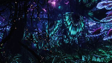 Beautiful Pandora Forest At Night Avatar Pinterest Avatar Movie