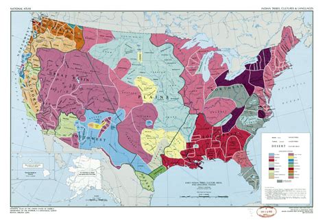 Native American Tribes North America Map World Map
