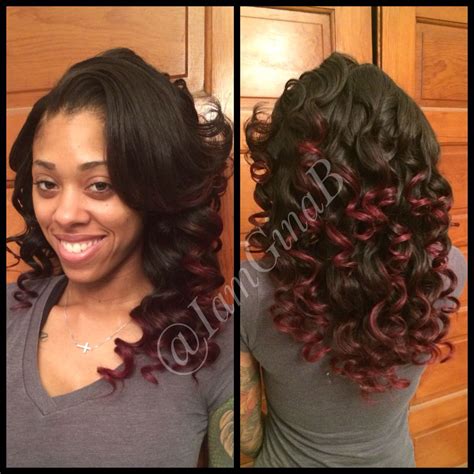 Versatile Sew In Weave With Sassy Mitchell Hair Styled By Ginab