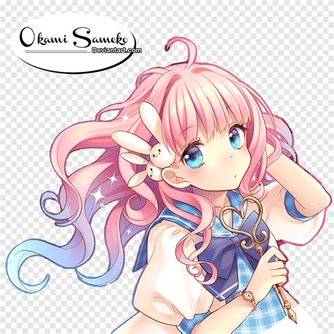 Free Download Rendering Anime Graphy Anime Girl Cg Artwork Chibi