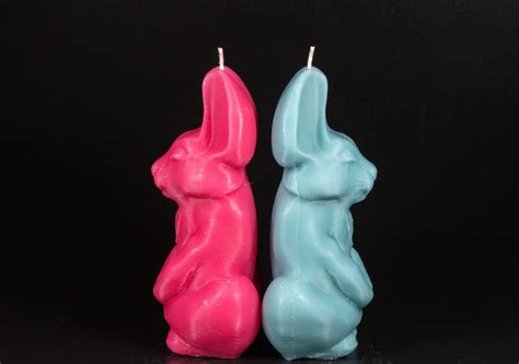 Naughty Bunny Scented Candle Home Decor And Fun T Dick Etsy