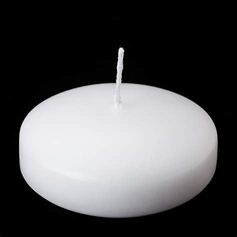 3 Inch Floating Candle White