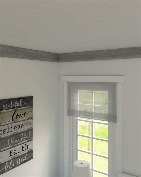 In particular, cabinet crown molding by highlighting he depth of your. Gray Rustic Farmhouse Crown Molding Ideas in 2020 | Rustic ...