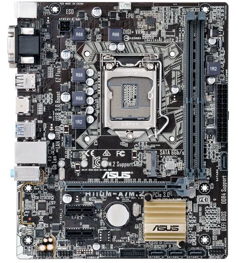 Asus H110m Am2 Intel H110 M Atx Motherboard At Mighty Ape Australia