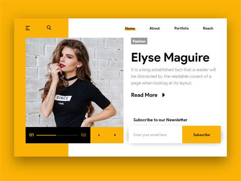 Web Profile Design Idea By Jatin Vats On Dribbble