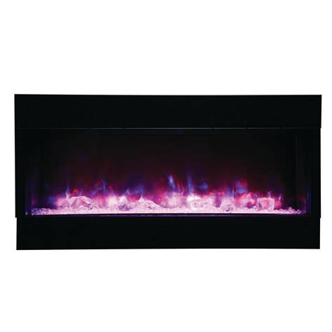 Amantii Tru View 50 Inch Built In Three Sided Electric Fireplace