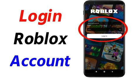 How To Login To Roblox Account Youtube