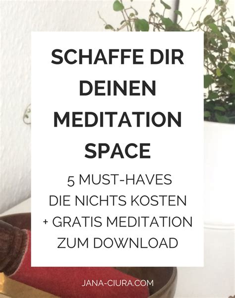 Alles Was Du Für Deinen Meditationsplatz Brauchst Gratis Meditation