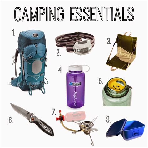 Kiwi At Heart Camping Essentials