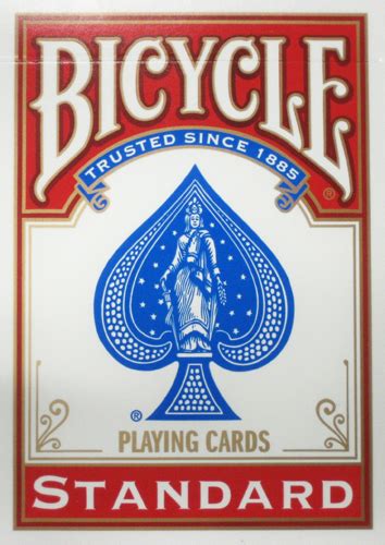 Each bicycle deck is a standard deck of playing cards consisting of 52 traditional suited playing cards, two jokers, and two additional ad cards. Bicycle Deck Red Red