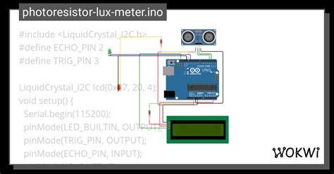 Photoresistor Lux Meter Ino Wokwi Arduino And Esp Simulator