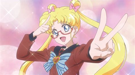Sailor Moon Crystal Act 27 Part 2 Usagi As A Mugen Academy Student