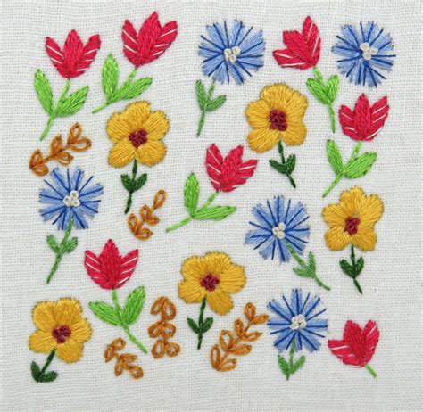 Pin On Hand Embroidery Flower Patterns