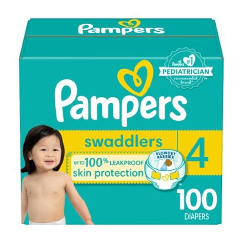 Pampers Swaddlers Active Baby Diaper Size 4 100 Ct Kroger