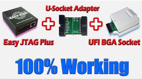 How To Use Ufi BGA Socket In Easy JTAG Plus Box Easy Jtag Plus Work