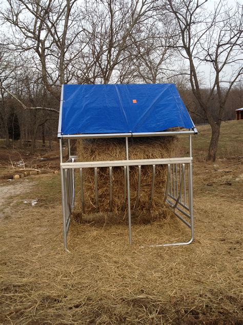 We Purchase This Covered Cradle Round Bale Feeder For The Goats Mike