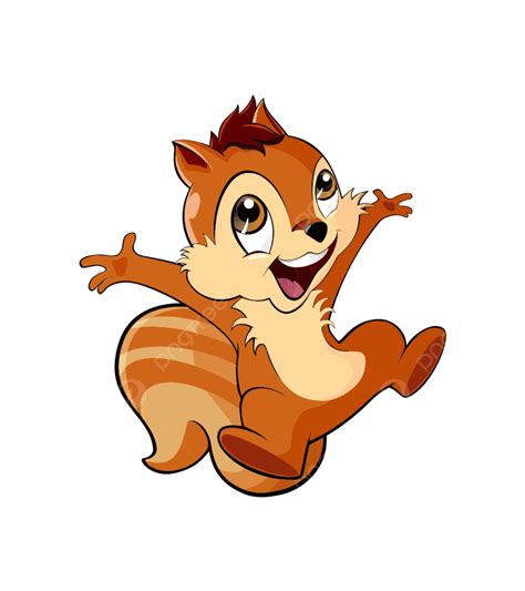 Hand Drawn Squirrel Vector Hd Png Images Hand Drawn Cartoon Squirrel