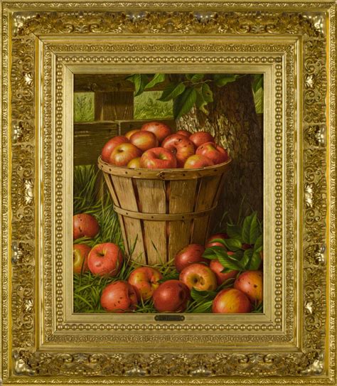 Lot Levi Wells Prentice American 1851 1935 Basket Of Apples 1891