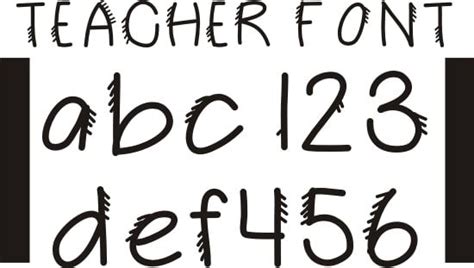 67 Free Fonts For Teachers Free Teacher Fonts Teacher Fonts Free Font