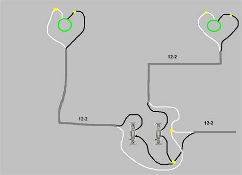 How to wire pilot light switch. Wiring Two Switches, Two Lights, Power From Plug Circuit - Electrical - DIY Chatroom Home ...