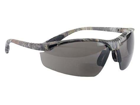 radians rx mossy oak break up camo shooting safety glasses smoke 1 5x