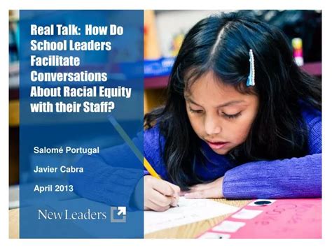 Ppt Real Talk How Do School Leaders Facilitate Conversations About