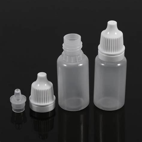Mgaxyff Empty Eye Liquid Dropper Squeezable Bottle50pcs 10ml Volume