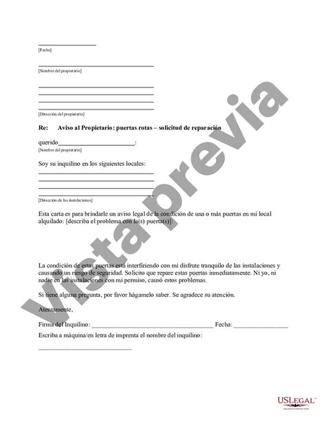 Tenant Landlord Broken Form N11 Us Legal Forms