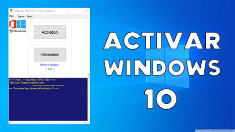 Como Descargar Y Usar Kmsauto Net 2019 Activador De Windows 7 8 8 1