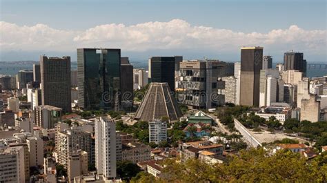 Skyline Of Downtown Rio De Janeiro Editorial Photography Image Of