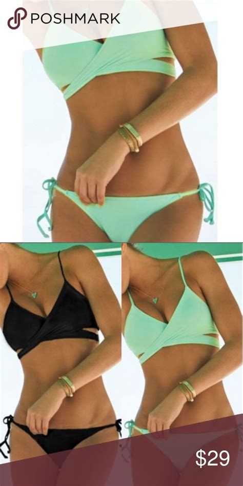 Greenteal Wraparound Bikini True To Size Teal Bikini Wraps Around The Front And Ties In The