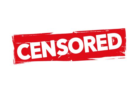 Censored Rubber Stamp Png Photo