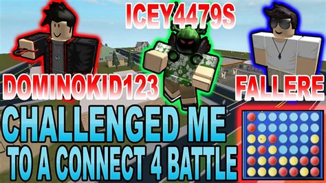 Domino Icey And Fallere Challenged Me In Roblox Roblox Skit Youtube