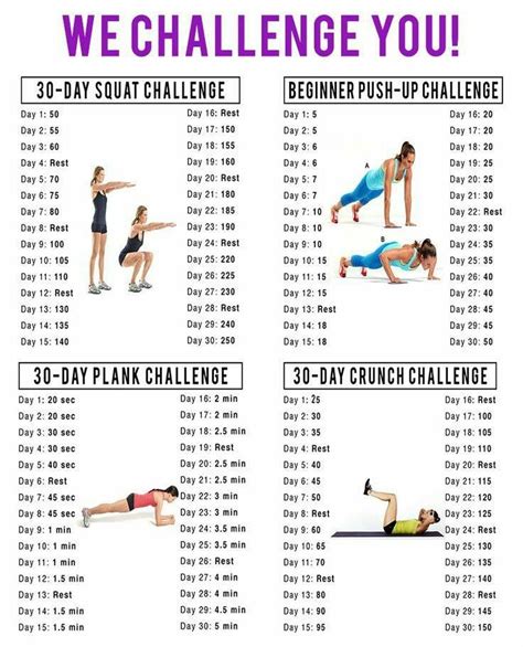 July Challenge Workout Challenge Fitness Body 30 Day Workout Challenge