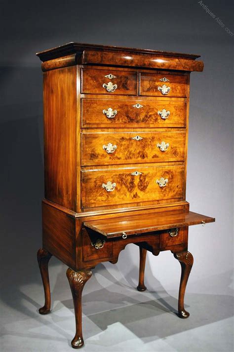 Attractive Antique Walnut Chest On Stand - Antiques Atlas