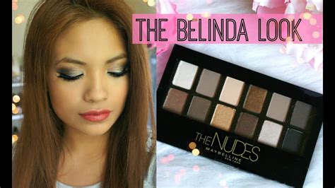 New Maybelline Nudes Palette The Belinda Look Youtube