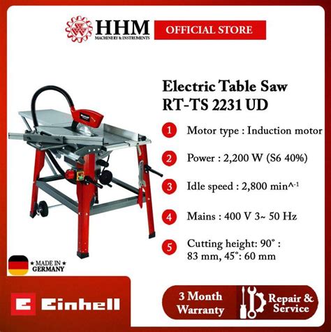 Einhell Table Saw Rt Ts 2231 Ud