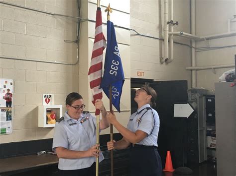 Change In Command In The Worksfor Local Civil Air Patrol Squadron