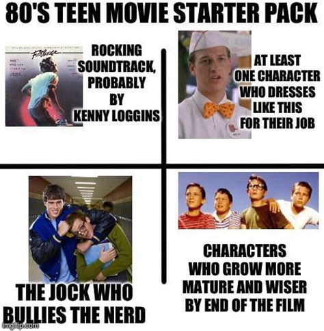 80s Teen Movie Starter Pack Rstarterpacks