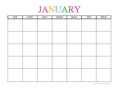 20 Free Printable Monthly Planner Template