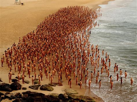 Photos Of Thousands Of People Who Got Naked On Iconic Bondi Beach For A
