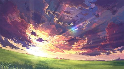 Anime Landscape Nature Peace Peaceful Wallpaper