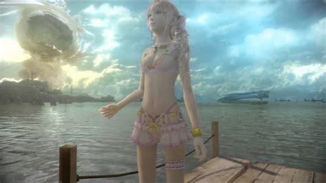 PS Final Fantasy XIII Serah Beachwear DLC Video Wallpaper P YouTube