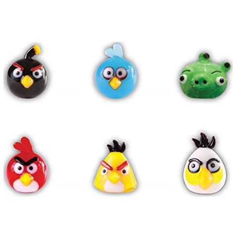 Angry Birds Mini Glass Sculpture Hand Crafted Limited Edition